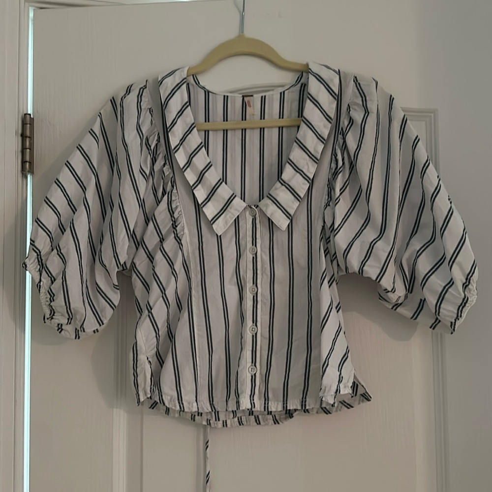 Free People Button Down Top